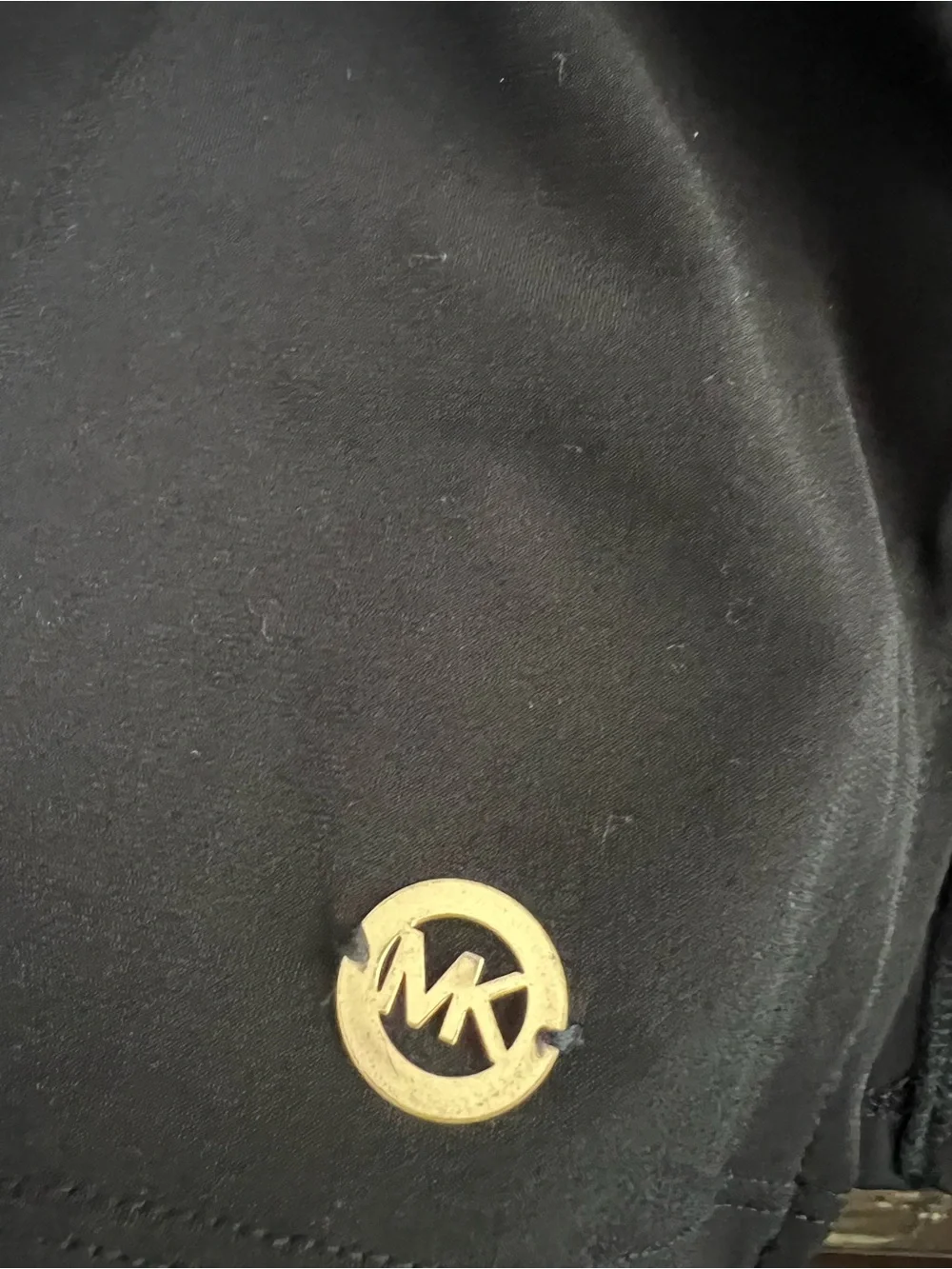 Michael Kors Black Short Sleeve Ladder-Sleeve Top